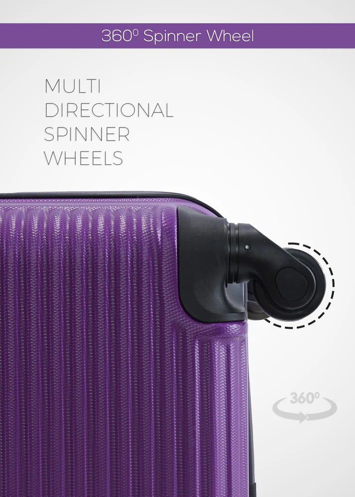 Bravo Singles ABS Hardside Spinner Luggage Trolley