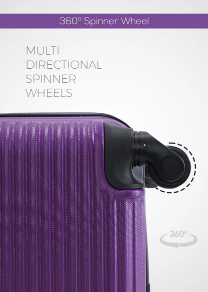 Bravo Singles ABS Hardside Spinner Luggage Trolley