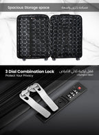 PARA JOHN WYNG SERIES 3-PIECE EXPANDABLE LUGGAGE SET