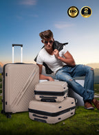 PARA JOHN WYNG SERIES 3-PIECE EXPANDABLE LUGGAGE SET