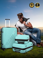 PARA JOHN WYNG SERIES 3-PIECE EXPANDABLE LUGGAGE SET