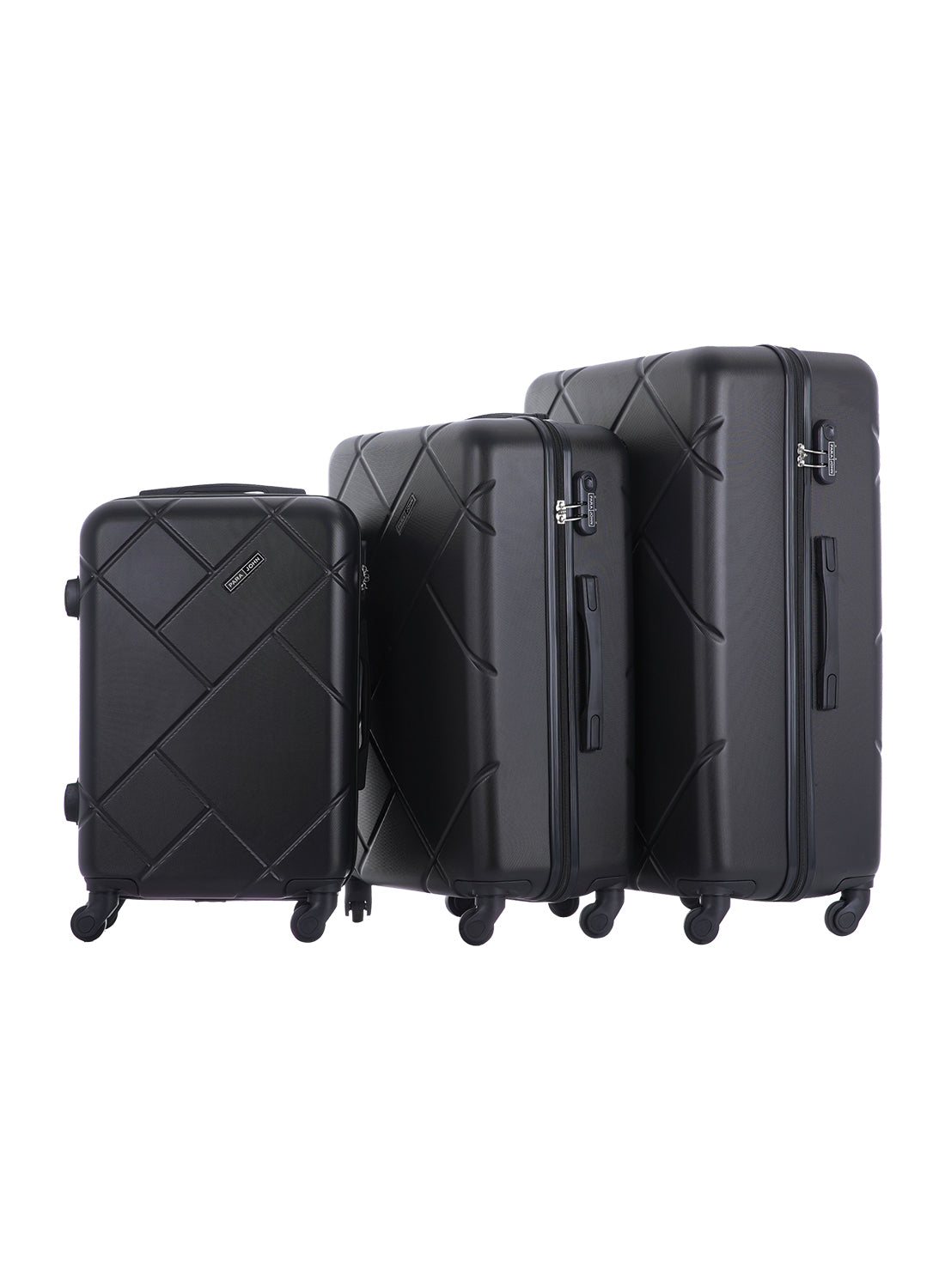 Touro 3-Piece ABS Hardside Spinner Luggage Trolley Set