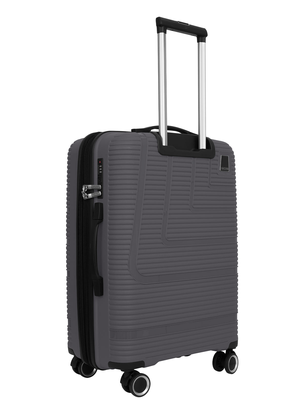Parajohn Fortico Expandable 3-Piece Luggage Set, 20/24/28 Inch PP Hard Case Trolley Bags with 360° Spinner Wheels, Anti-Theft Zipper & Strong Telescopic Handle