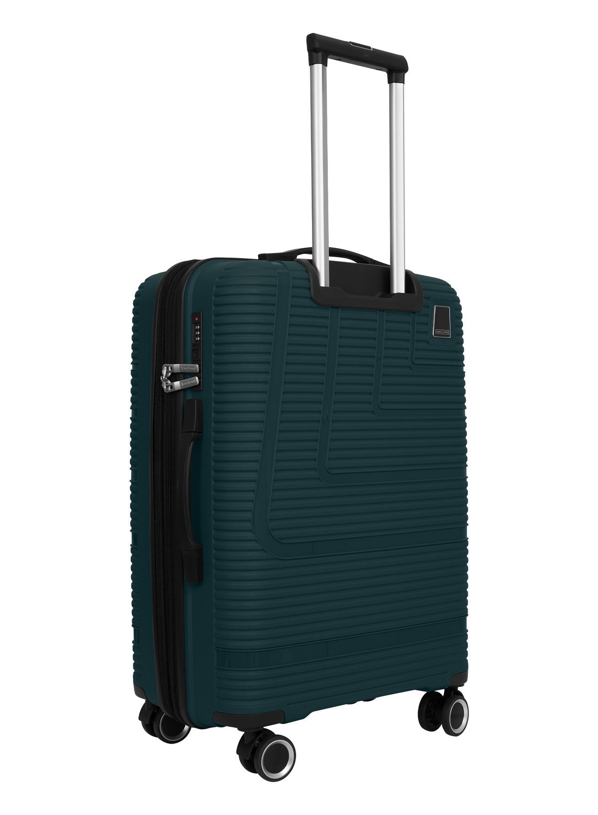 Parajohn Fortico Expandable 3-Piece Luggage Set, 20/24/28 Inch PP Hard Case Trolley Bags with 360° Spinner Wheels, Anti-Theft Zipper & Strong Telescopic Handle