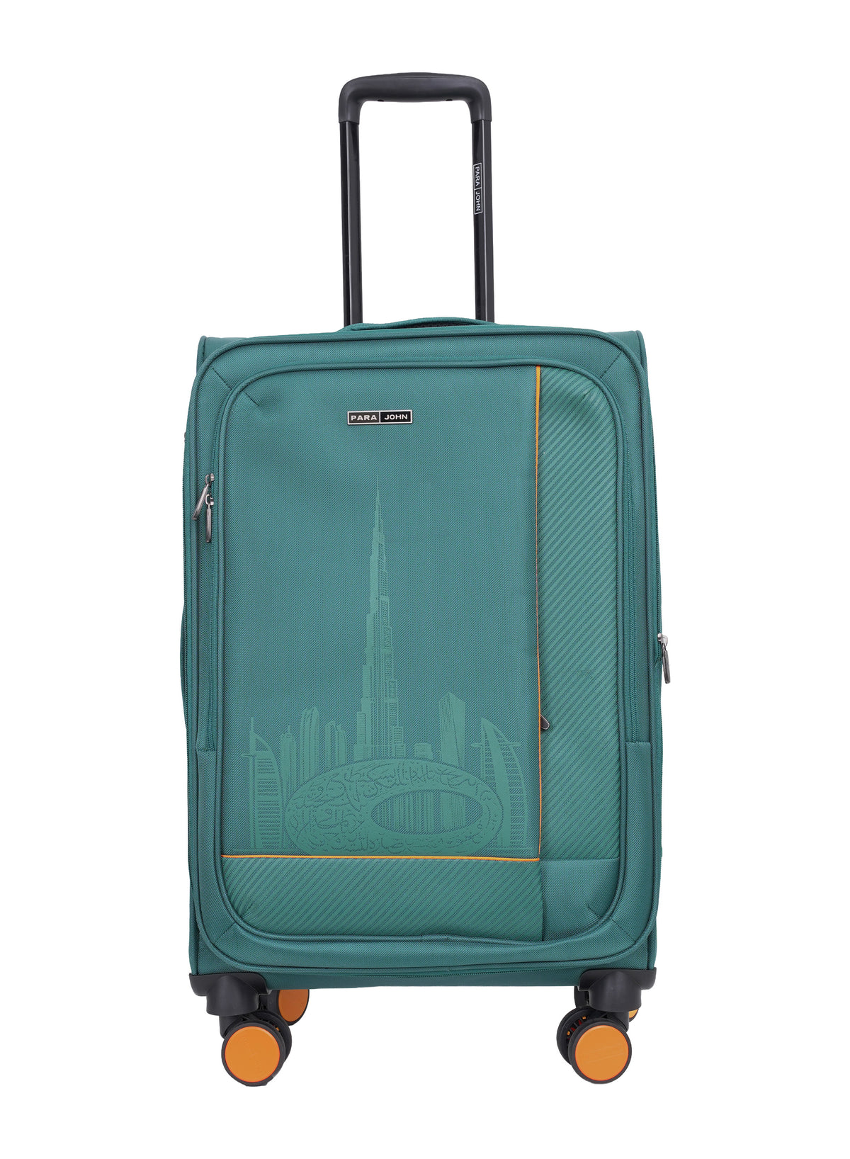 PARAJOHN DUBAIRO 3 Piece Expandable Softside Luggage Set,20/24/28 Inch Nylon Suitcases with 8 Spinner Wheels