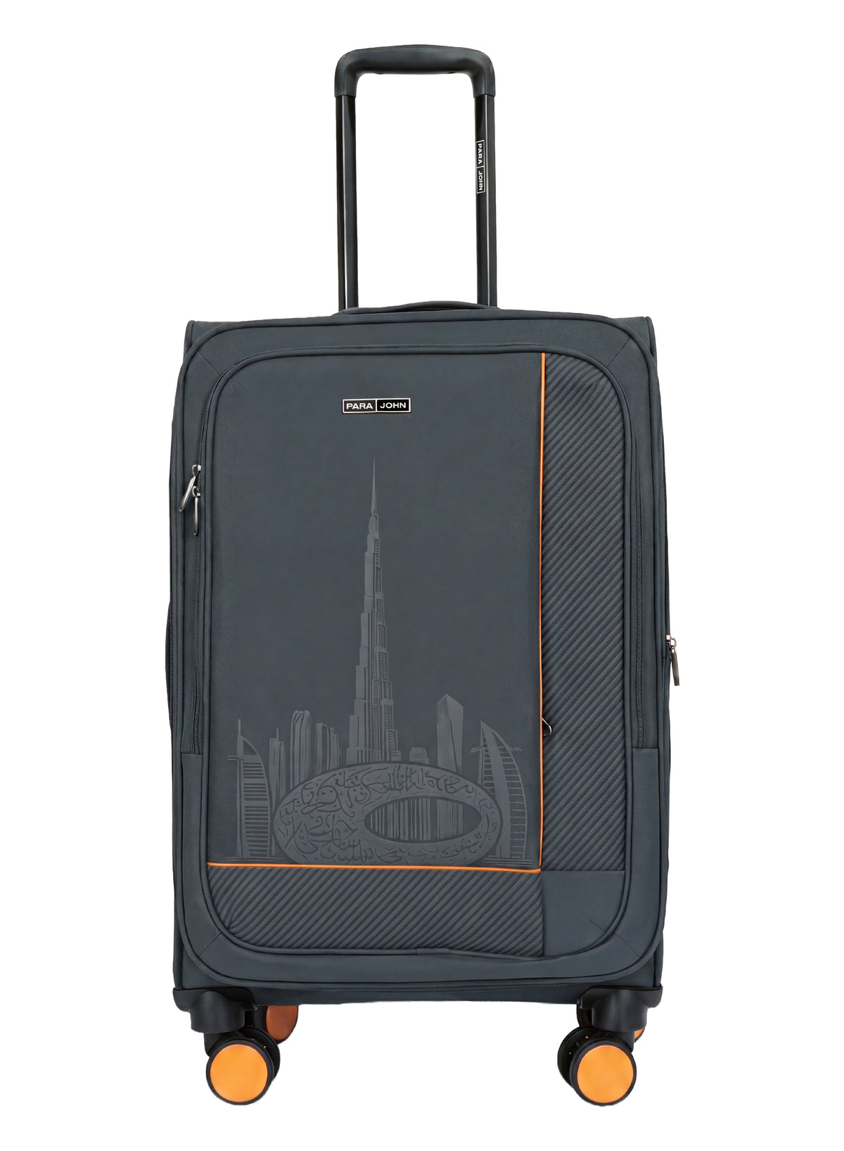 PARAJOHN DUBAIRO 3 Piece Expandable Softside Luggage Set,20/24/28 Inch Nylon Suitcases with 8 Spinner Wheels