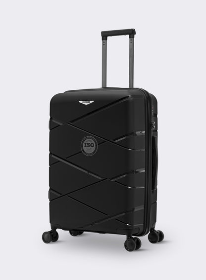 Parajohn Vertex 3 Piece PP Luggage Set, 20, 24 & 28 Inch Expandable Hardshell Suitcases with 360° Spinner Wheels