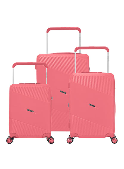 Parajohn 3 Piece Luggage Set, ABS Hard Case Suitcase 20/24/28 Inch with 360° Spinner Wheels, TSA Lock, Lightweight Travel Trolley Bags