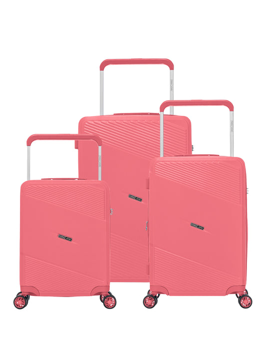 Parajohn 3 Piece Luggage Set, ABS Hard Case Suitcase 20/24/28 Inch with 360° Spinner Wheels, TSA Lock, Lightweight Travel Trolley Bags