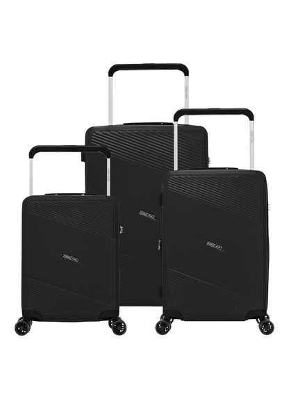 Parajohn 3 Piece Luggage Set, ABS Hard Case Suitcase 20/24/28 Inch with 360° Spinner Wheels, TSA Lock, Lightweight Travel Trolley Bags