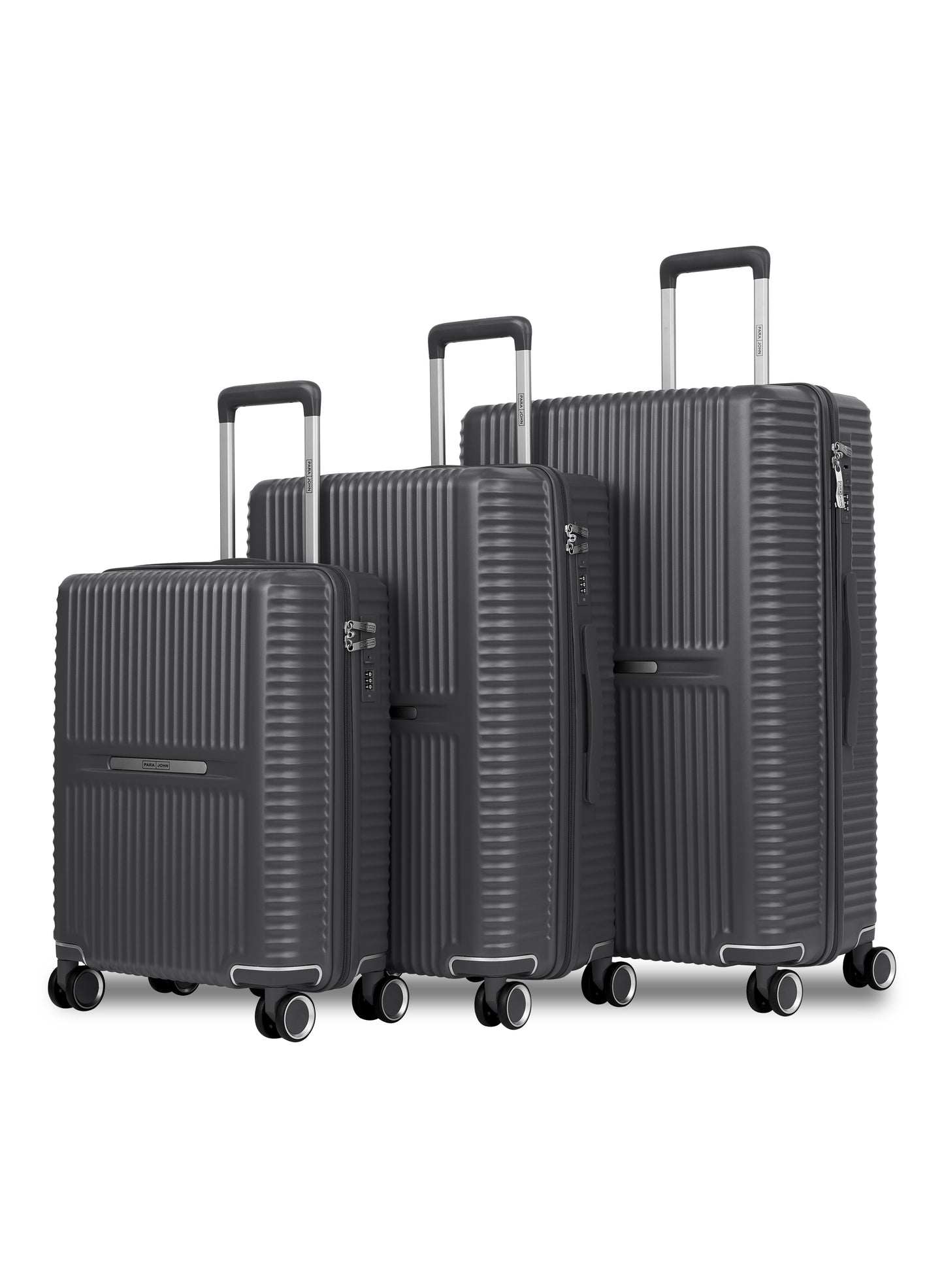 Parajohn Honora 3 Piece ABS Luggage Set, 20, 24 & 28 Inch Hardshell Suitcases