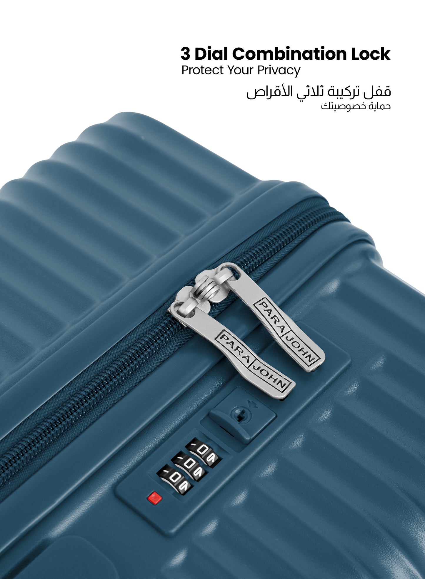 Parajohn Honora 3 Piece ABS Luggage Set, 20, 24 & 28 Inch Hardshell Suitcases