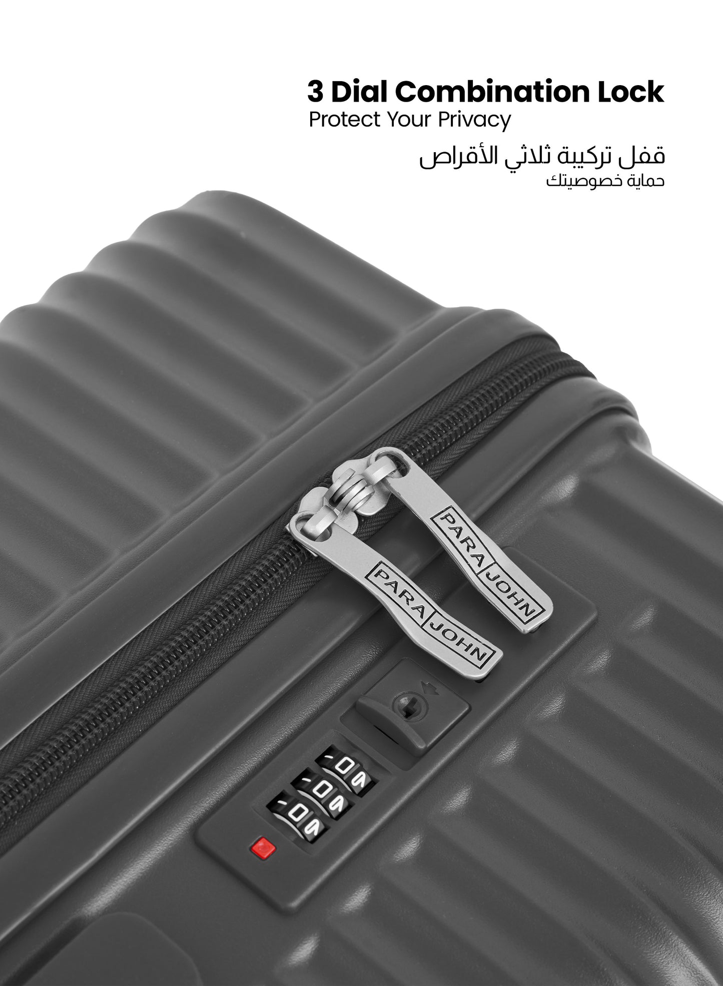 Parajohn Honora 3 Piece ABS Luggage Set, 20, 24 & 28 Inch Hardshell Suitcases