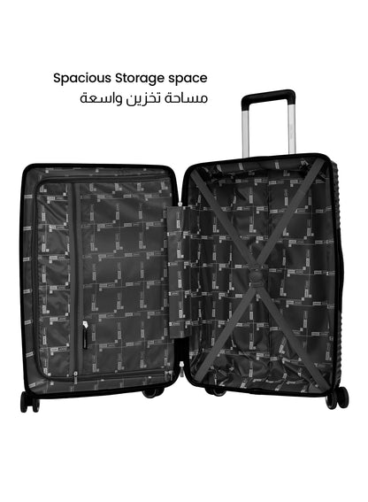Parajohn Honora 3 Piece ABS Luggage Set, 20, 24 & 28 Inch Hardshell Suitcases