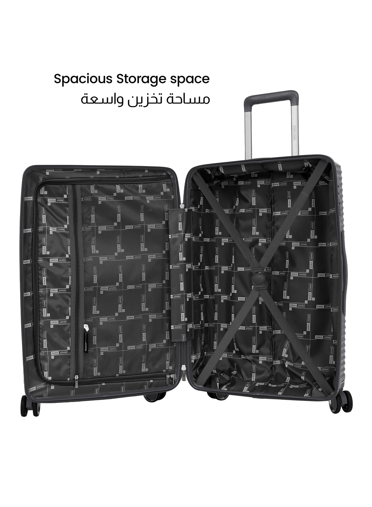 Parajohn Honora 3 Piece ABS Luggage Set, 20, 24 & 28 Inch Hardshell Suitcases