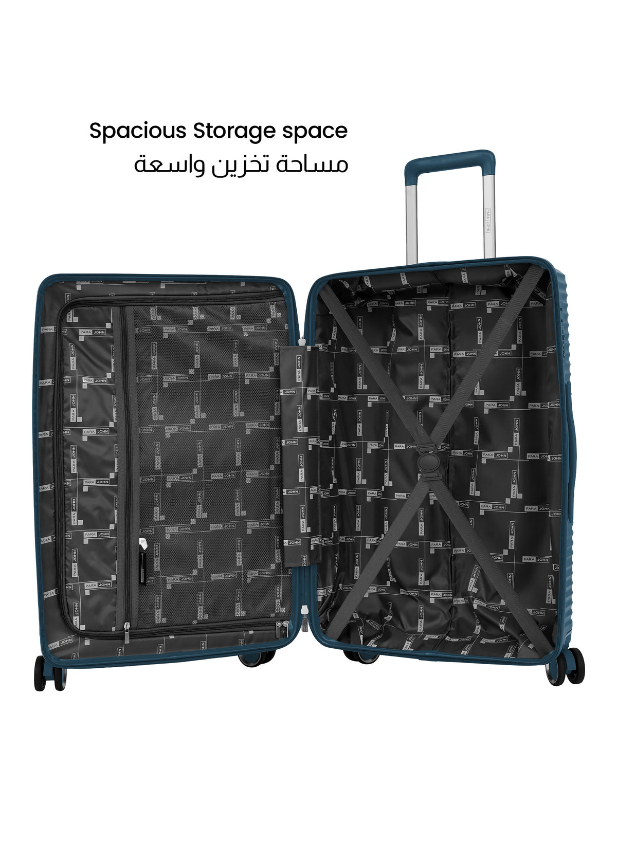 Parajohn Honora 3 Piece ABS Luggage Set, 20, 24 & 28 Inch Hardshell Suitcases