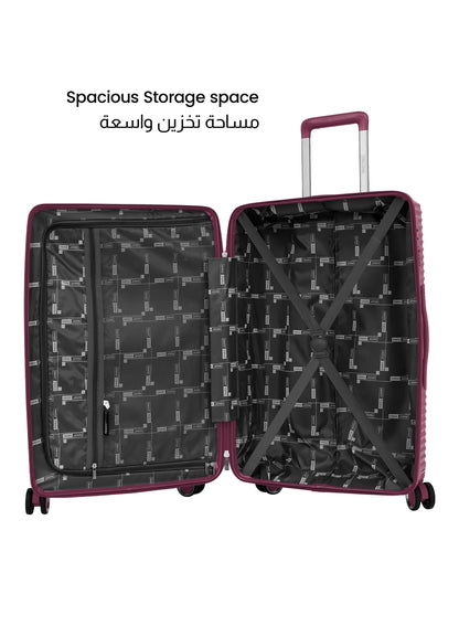 Parajohn Honora 3 Piece ABS Luggage Set, 20, 24 & 28 Inch Hardshell Suitcases