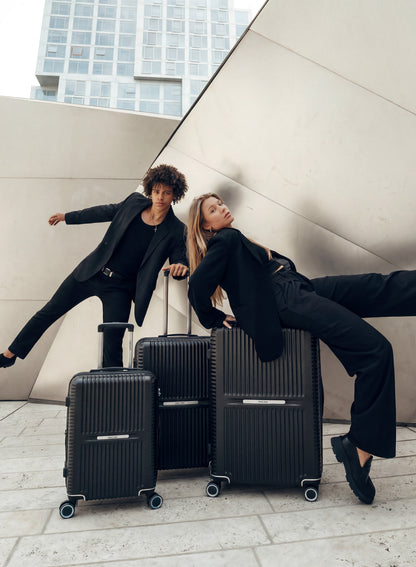 Parajohn Honora 3 Piece ABS Luggage Set, 20, 24 & 28 Inch Hardshell Suitcases