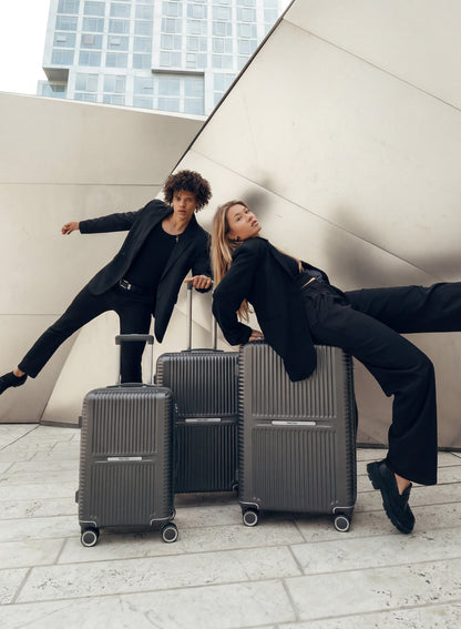 Parajohn Honora 3 Piece ABS Luggage Set, 20, 24 & 28 Inch Hardshell Suitcases