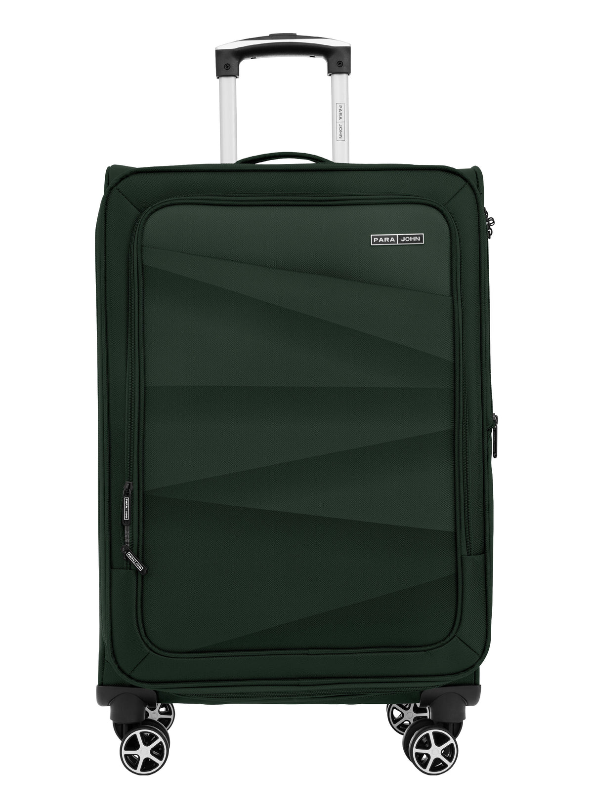 Parajohn Shadow 3-Piece Softside Luggage Set, 20/24/28 Inch Gucci Nylon Suitcases with 8 Spinner Wheels, 3-Dial Combination Lock & Spacious Interior, PJTR3236
