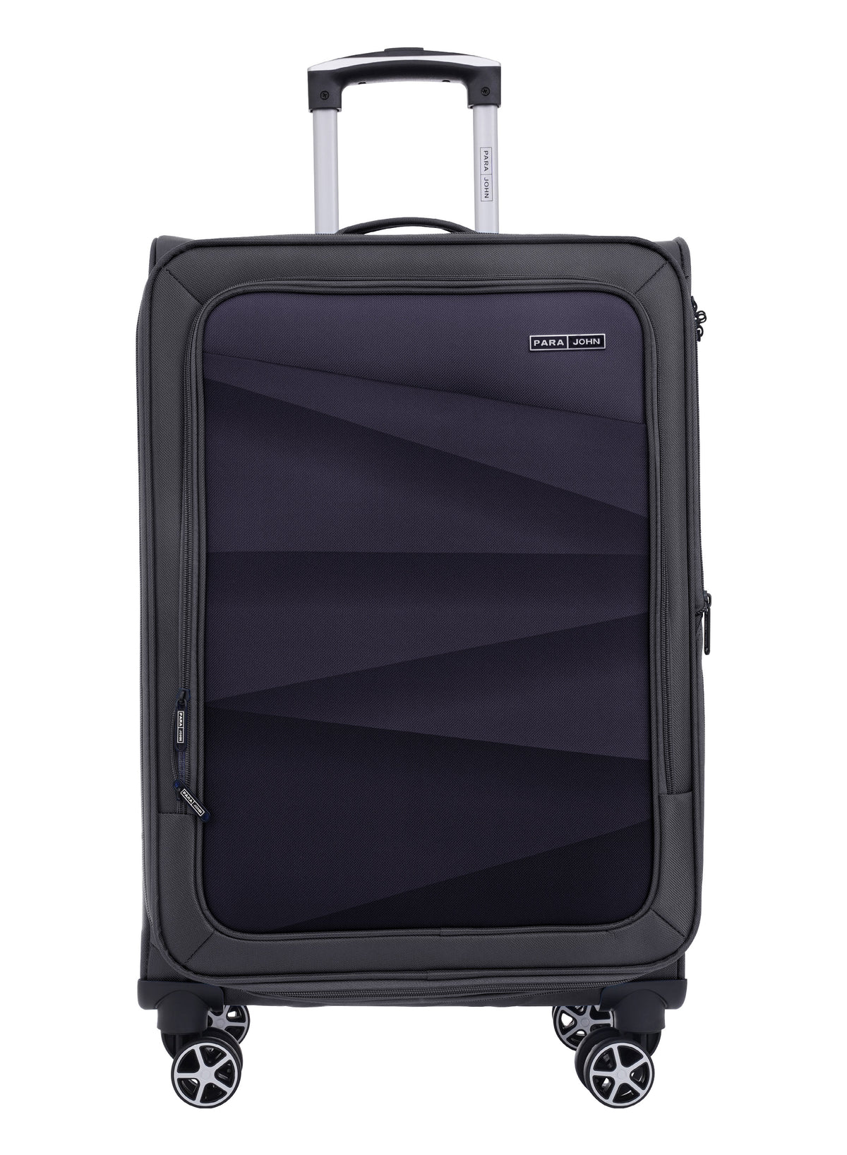 Parajohn Shadow 3-Piece Softside Luggage Set, 20/24/28 Inch Gucci Nylon Suitcases with 8 Spinner Wheels, 3-Dial Combination Lock & Spacious Interior, PJTR3236