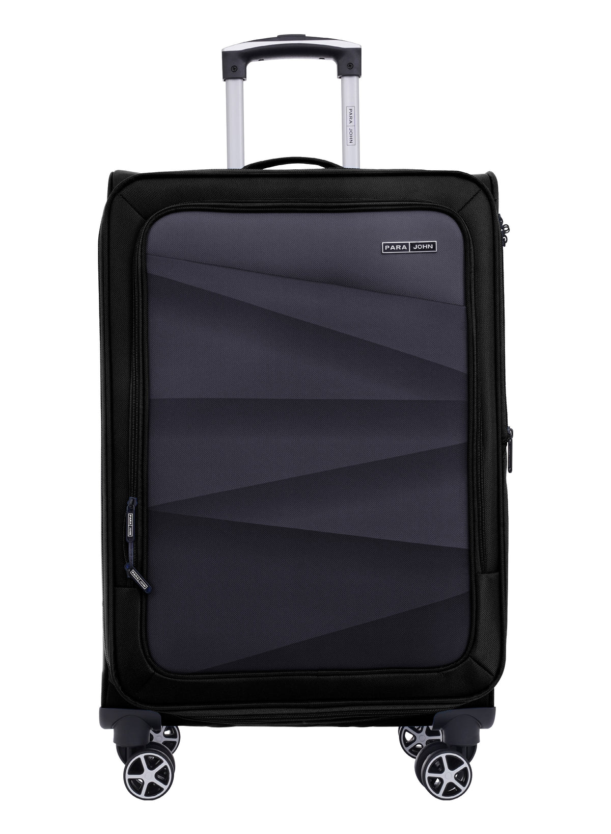 Parajohn Shadow 3-Piece Softside Luggage Set, 20/24/28 Inch Gucci Nylon Suitcases with 8 Spinner Wheels, 3-Dial Combination Lock & Spacious Interior, PJTR3236