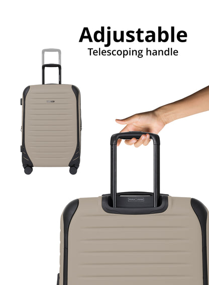 Para John Altiv 3-Piece Travel Set – Lightweight 100% PC Hard-Side Trolley Luggage with 360° Spinner Wheels, Durable & Stylish Suitcase Set  PARAJOHN UAE