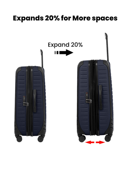 Para John Altiv 3-Piece Travel Set – Lightweight 100% PC Hard-Side Trolley Luggage with 360° Spinner Wheels, Durable & Stylish Suitcase Set  PARAJOHN UAE