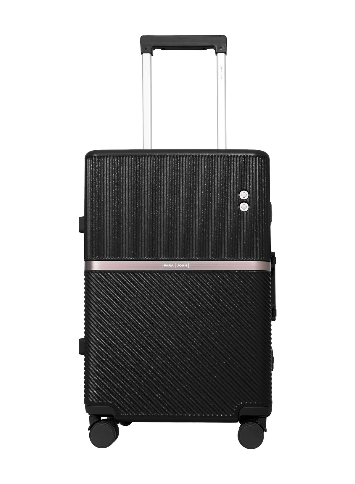 Parajohn PrimeVault 3-Piece PC Zipperless Luggage Set, 20/24/28 Inch, 8 Spinner Wheels, TSA Lock & Phone Holder