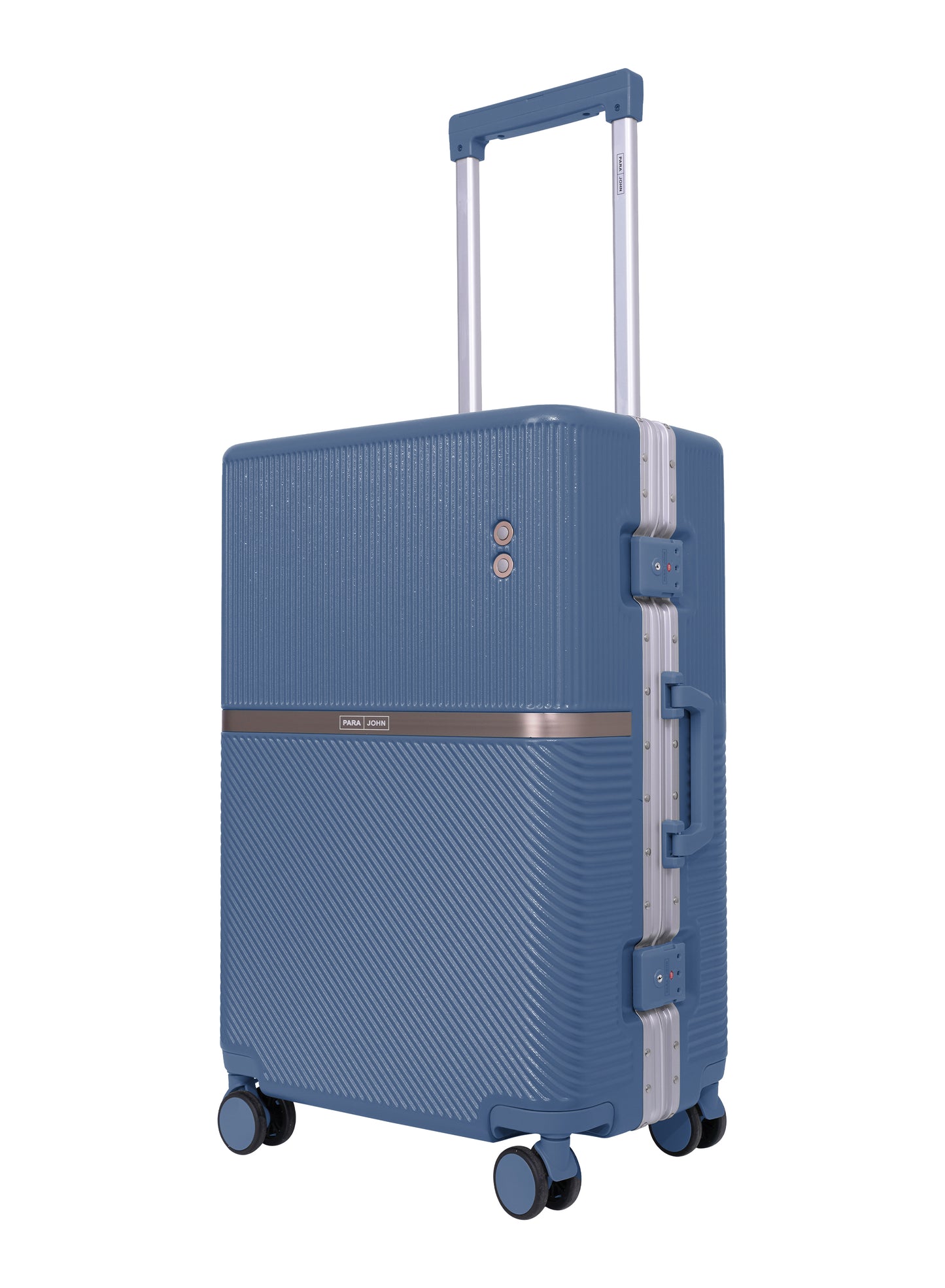 Parajohn PrimeVault 3-Piece PC Zipperless Luggage Set, 20/24/28 Inch, 8 Spinner Wheels, TSA Lock & Phone Holder