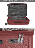 PARAJOHN VELTRO SERIES 3 PIECE PC HARD SHELL LUGGAGE SET