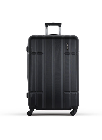 Para John Aventura  4-Piece Polycarbonate Expandable Luggage Set, 20/24/28/32 Inch, 360° 8-Wheel Spinner Trolley Suitcases