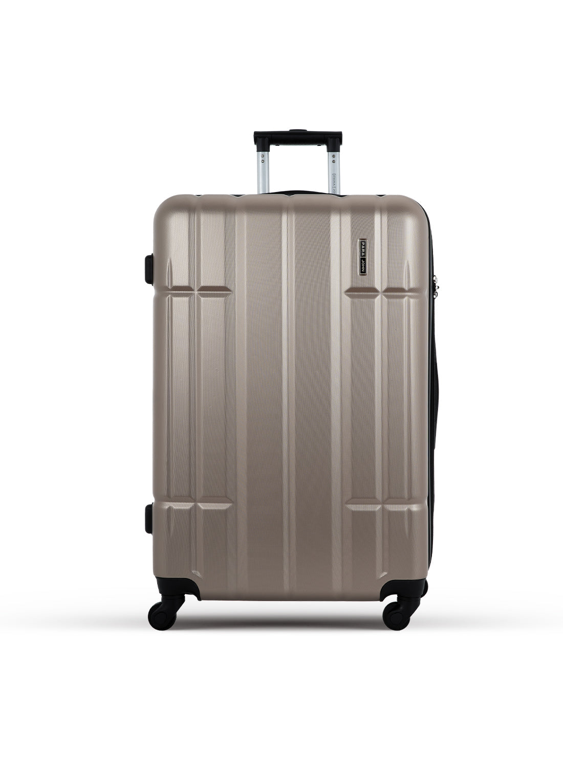 Para John Aventura  4-Piece Polycarbonate Expandable Luggage Set, 20/24/28/32 Inch, 360° 8-Wheel Spinner Trolley Suitcases