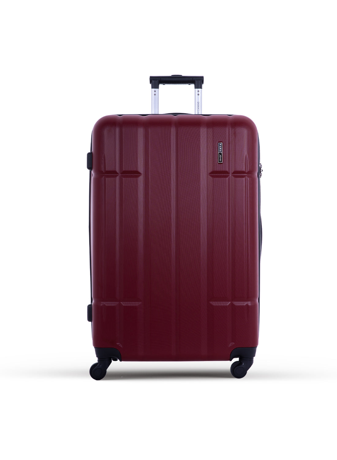 Para John Aventura  4-Piece Polycarbonate Expandable Luggage Set, 20/24/28/32 Inch, 360° 8-Wheel Spinner Trolley Suitcases