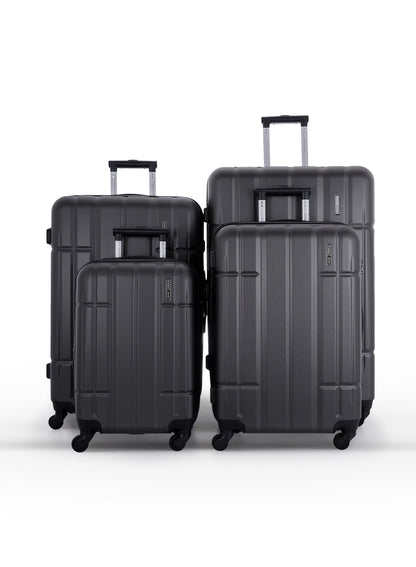 Rambo 4-Piece ABS Hardside Spinner Luggage Trolley Set