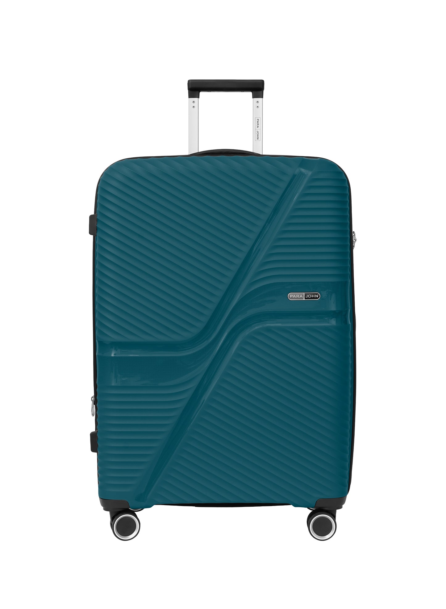 Para John 4-Piece PP Hardshell Luggage Set, 20/24/28/32 Inch, Expandable Trolley Suitcases with 8 Spinner Wheels