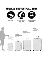 PARA JOHN 4-PIECE PP HARDSHELL LUGGAGE SET