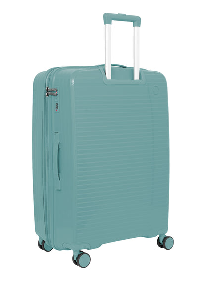 PARAJOHN TURQON 4 Piece Expandable PP Luggage Set with 8 Spinner Wheels, Anti-Theft Zipper & Combination Lock