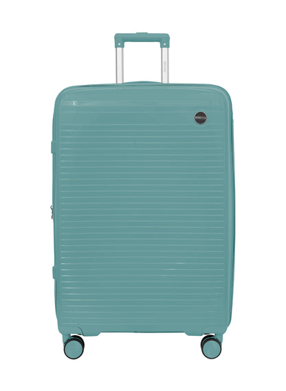 PARAJOHN TURQON 4 Piece Expandable PP Luggage Set with 8 Spinner Wheels, Anti-Theft Zipper & Combination Lock
