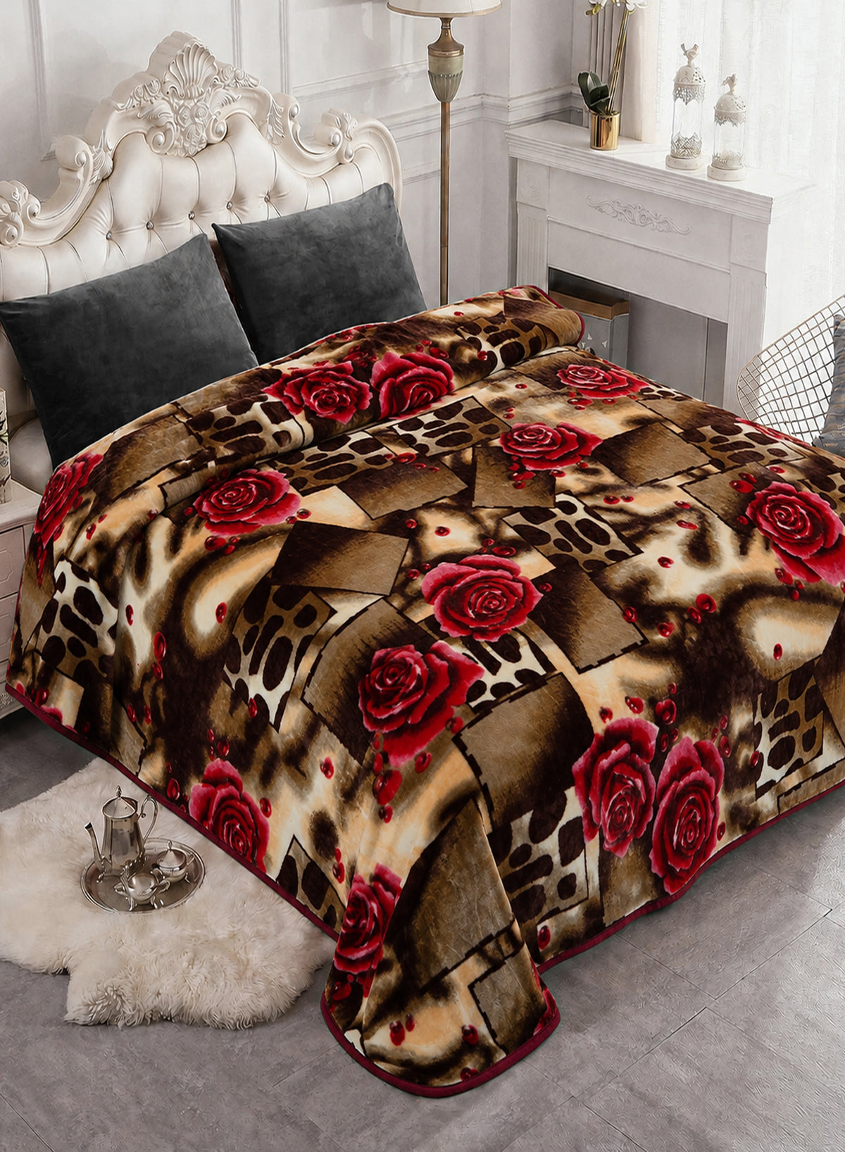 PARRY LIFE DOUBLE EMBOSSED BONDED SILKY BLANKET