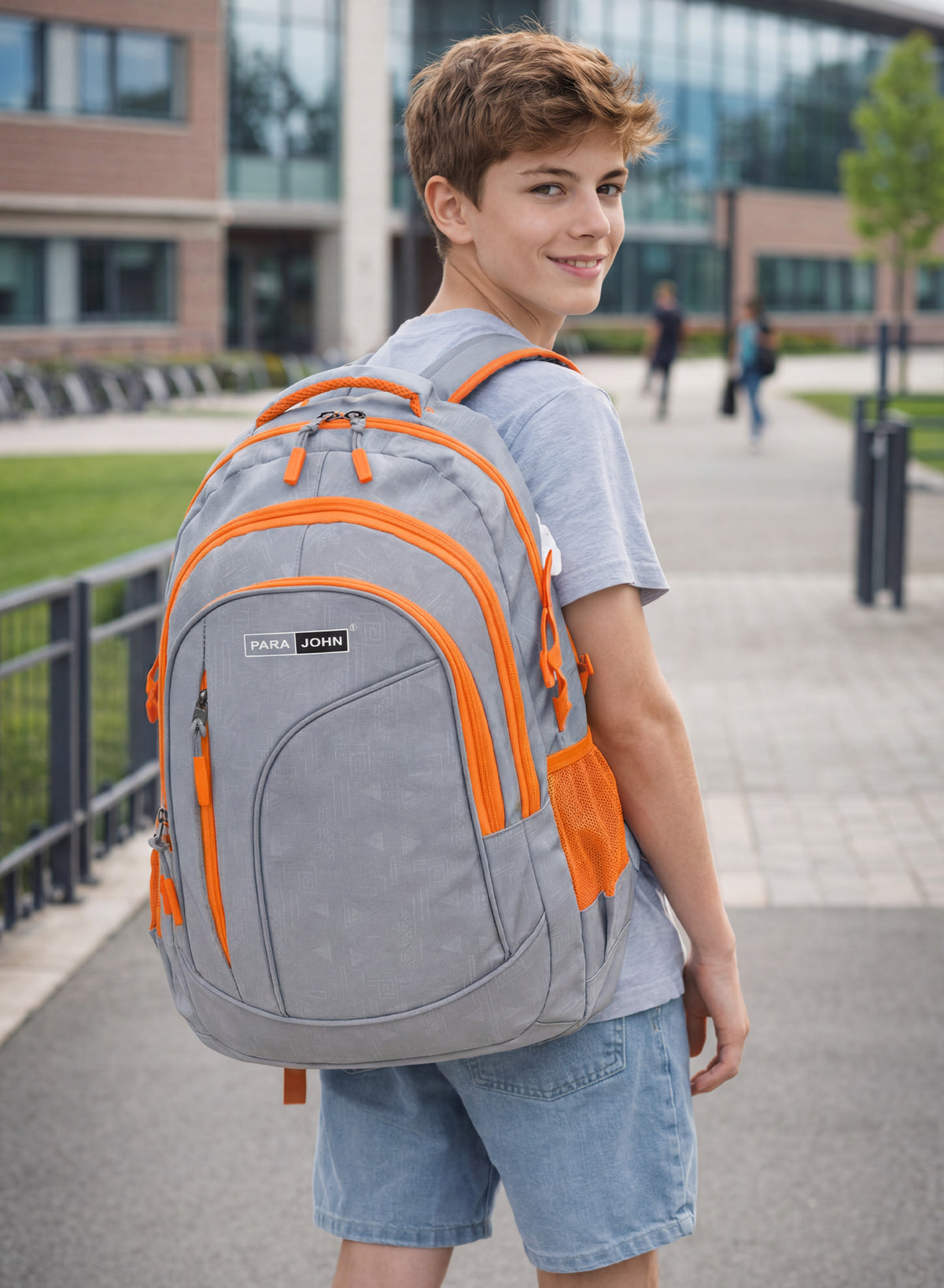 Parajohn School Backpack — Durable Everyday Carry | Multi-Compartment Polyester Design