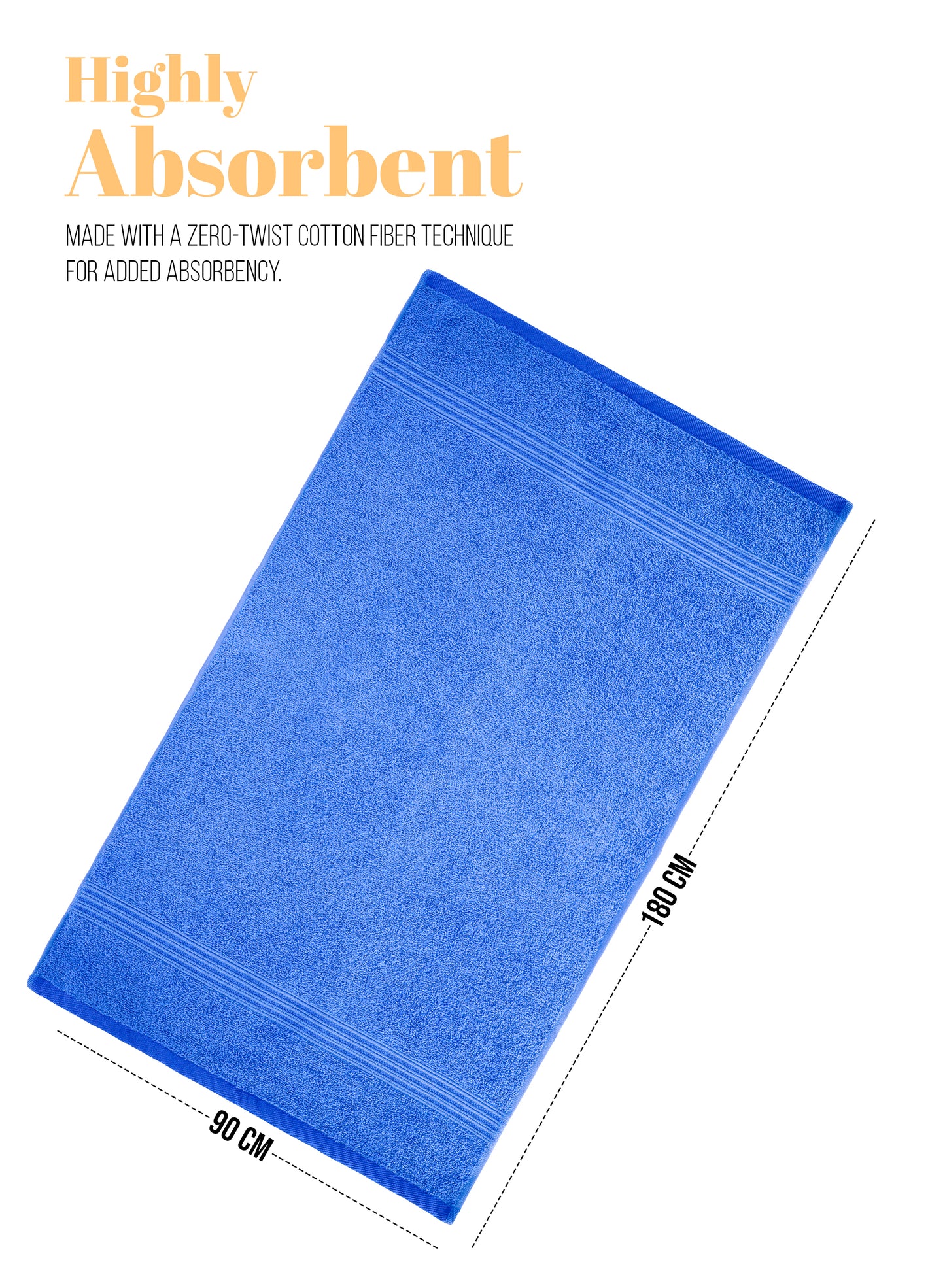 ParryLife Luxurious 100% Cotton Beach Towel