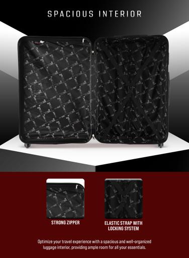 Keno Single ABS Hard Side Luggage Trolley